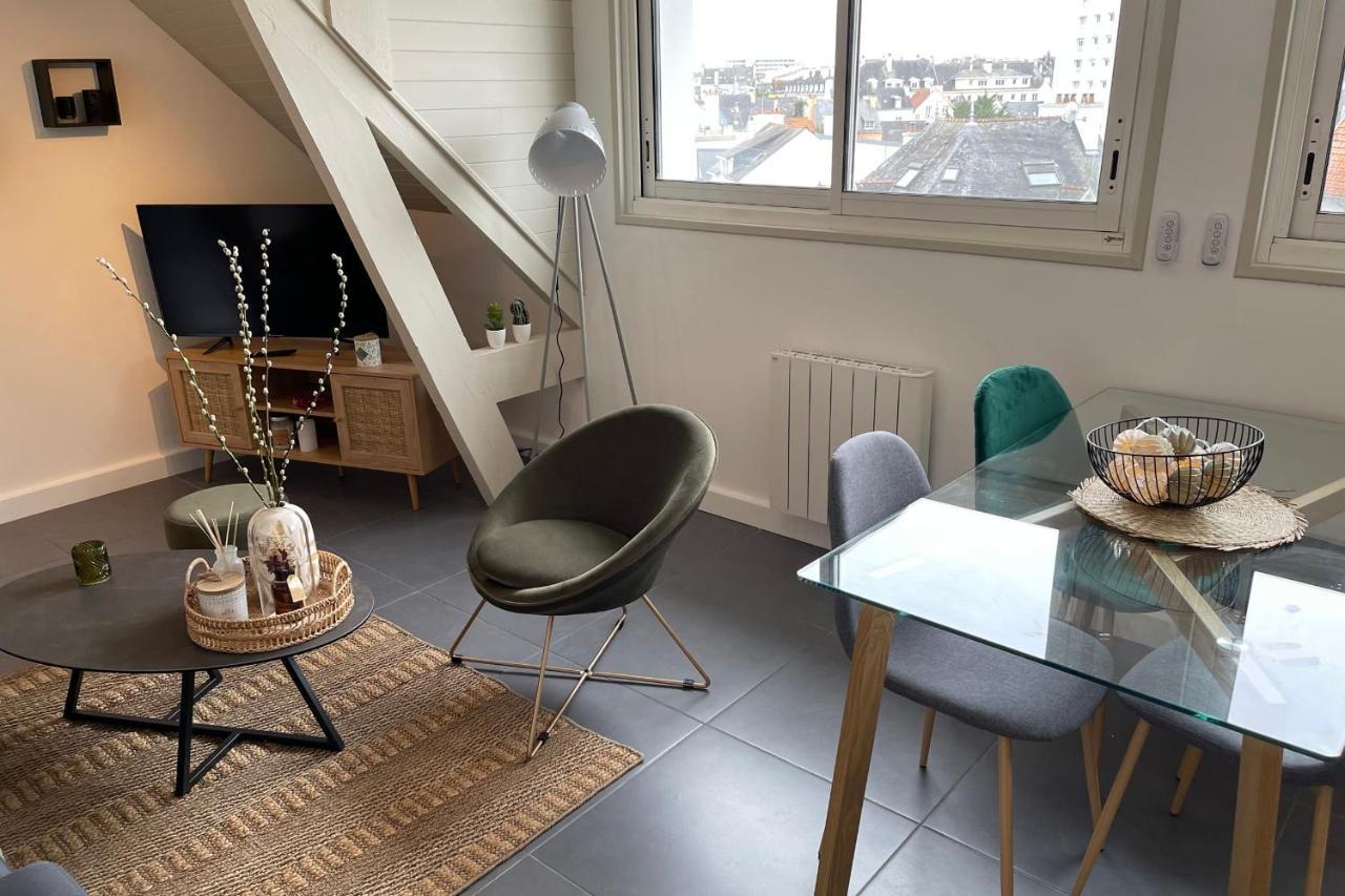41 Sangnier T3 Dernier Etage Apartment Lorient Luaran gambar
