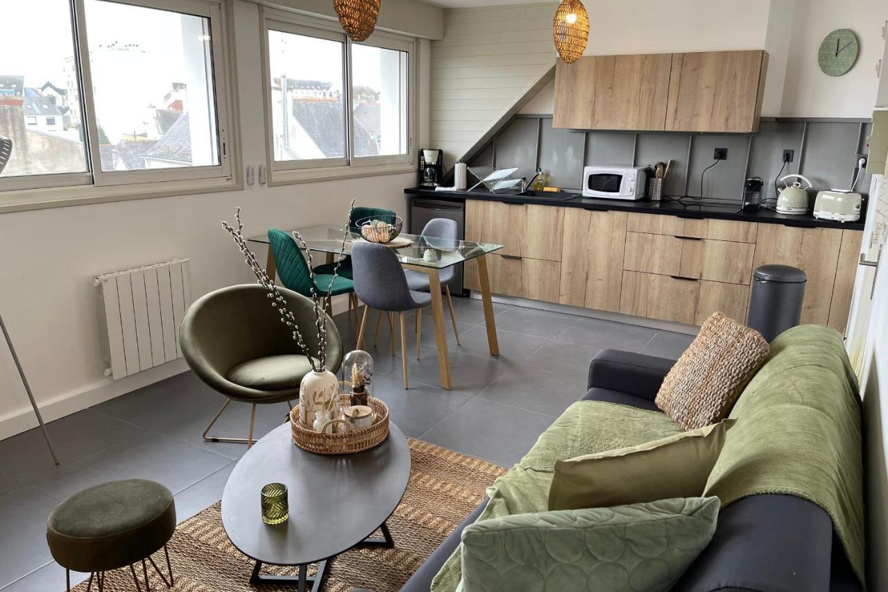 41 Sangnier T3 Dernier Etage Apartment Lorient Luaran gambar